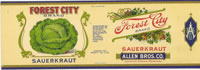 Show product details for FOREST CITY SAUERKRAUT