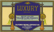 Show product details for LUXURY MELBA YELLOW CLING 6lb 12oz