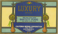 Show product details for LUXURY BARTLETT PEARS 6LB 12 oz