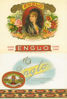 ENGLO 4 pc cigar label set